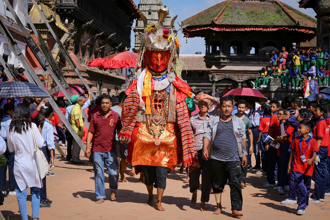 भक्तपुरमा पञ्चदान पर्वको रौनक (तस्बिरहरू)