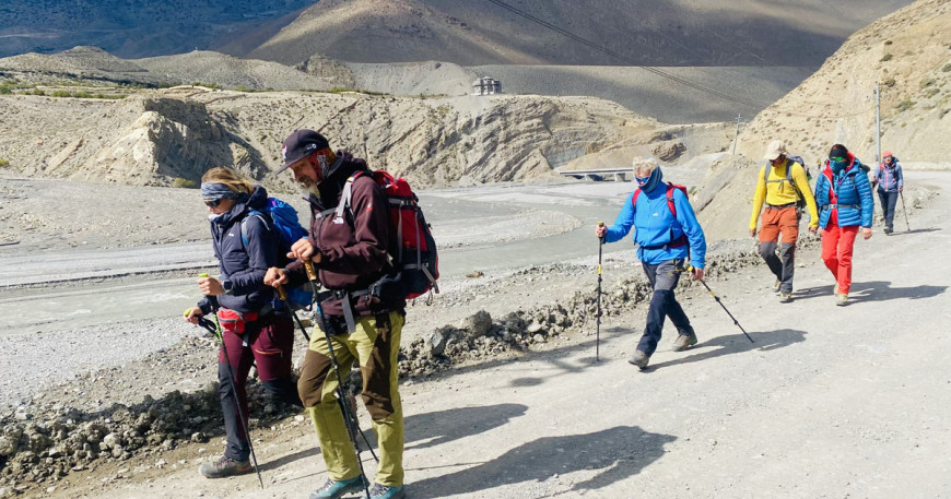अन्नपूर्ण क्षेत्रमा एक महिनामै ३३ हजार विदेशी पर्यटक