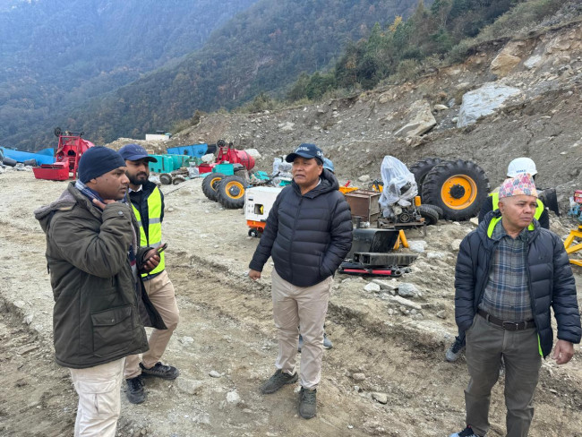 माथिल्लो अरुण जलविद्युत् आयोजनाको पहुँचमार्ग निर्माण सुरु