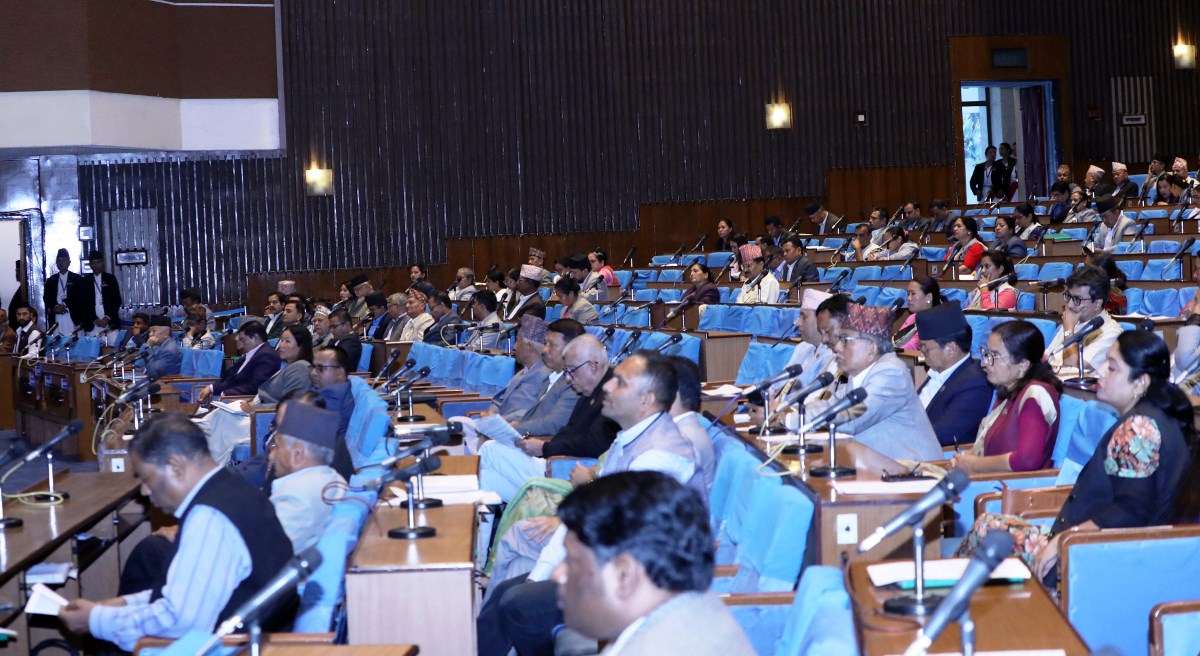 प्रतिनिधिसभा बैठक १५ मिनेटका लागि स्थगित