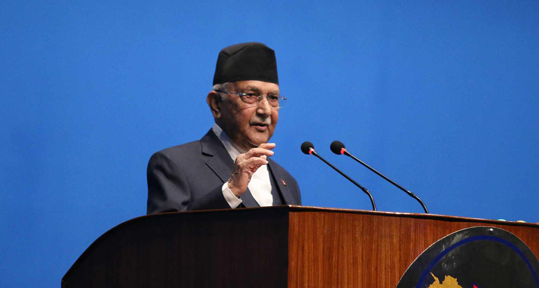 प्रधानमन्त्री ओलीले आज विश्वासको मत लिँदै